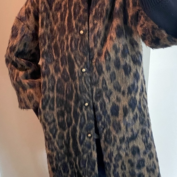 Roberto Cavalli Animal Mohair 1960’s Style Coat - Picture 12 of 16
